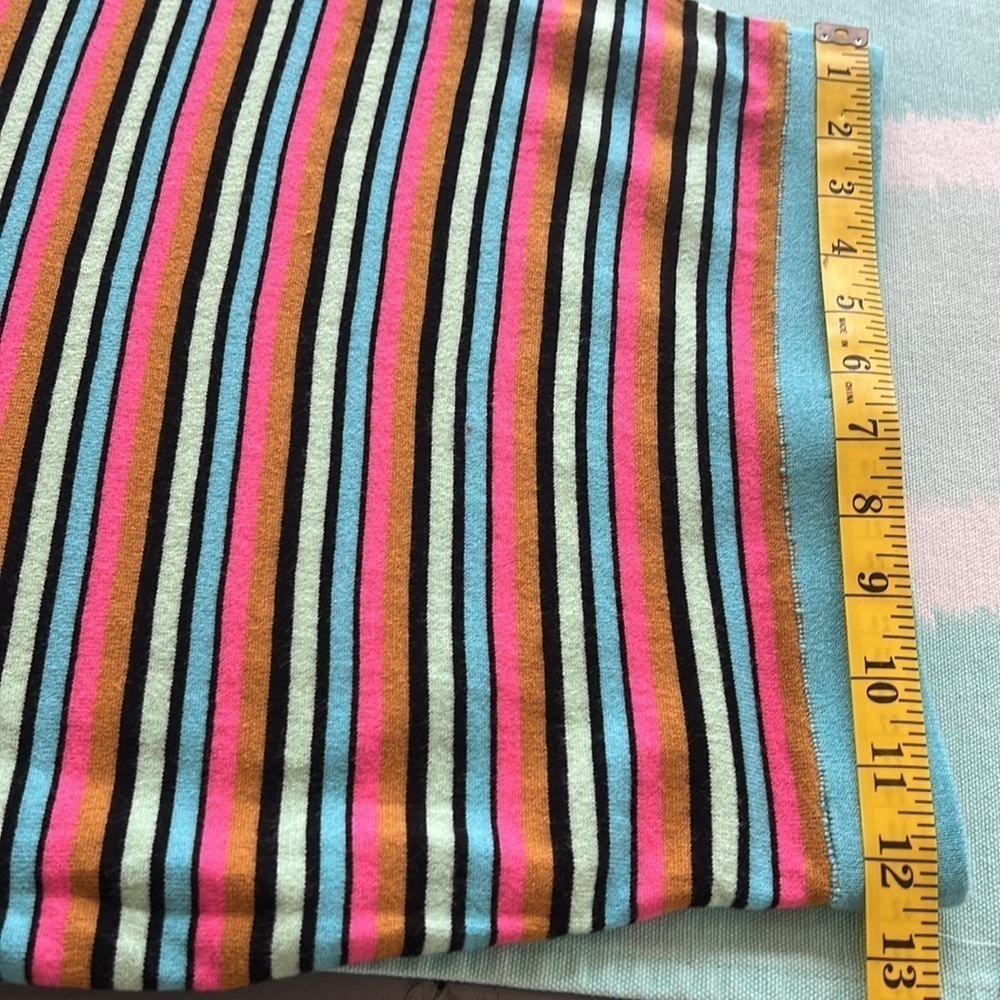 Wild Fable Multi Color Stripe Jacquard Knit Sweater Bodycon Mini Skirt NWT - Picture 8 of 10